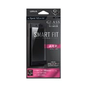 LP-XPXZSFGGBK [Xperia XZs/XZ ガラスフィルム 「GLASS PREMIUM FILM」 全画面保護 SMART FIT 高光沢 （G1）0.2mm ブラック]