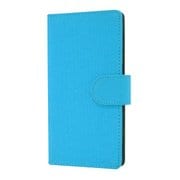 BL-PC03SO-BL [Xperia XZs/XZ用 帆布 手帳型 ケース ブルー]