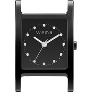wena wrist(ウェナ リスト)用ヘッド Three Hands Square Premium Black Head WN-WT11B-H