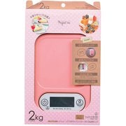 マグネットミーデジタルキッチンスケール 2kg ピンク D-9