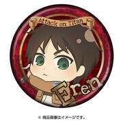 進撃の巨人 缶バッチ エレン [全高約75mm]
