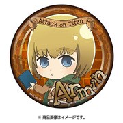 進撃の巨人 缶バッチ アルミン [全高約75mm]
