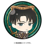 進撃の巨人 缶バッチ リヴァイ [全高約75mm]