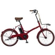 電動アシスト自転車 GLITTER(グリッター) 20型 内装3段変速 クラシカルレッド BE-ELGL032R