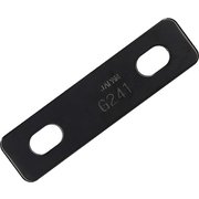 G241 [取付金具 黒 穴径：10mm サイズ：25×98mm]