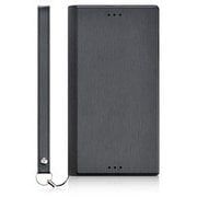 TR-XPXZS-FNS-HBK [Xperia XZ/Xperia XZs フリップケース ヘアラインブラック]