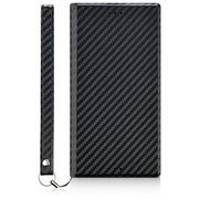TR-XPXZS-FNS-CBK [Xperia XZ/Xperia XZs フリップケース カーボンブラック]