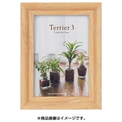 フォトフレーム テリア3 木目調 ナチュラル L 1面 FWTR3-NTL1