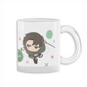 ぬいぐるみに 進撃の巨人 グラスマグカップ リヴァイ [キャラクターグッズ]