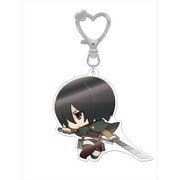 ぬいぐるみに 進撃の巨人 デカアクリルキーホルダー 2 ミカサ [キャラクターグッズ]