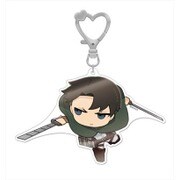 ぬいぐるみに 進撃の巨人 デカアクリルキーホルダー 5 リヴァイ [キャラクターグッズ]