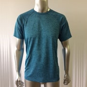 杢カラーTシャツ Mサイズ ブルー 100-060