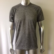 杢カラーTシャツ Lサイズ グレー 100-060