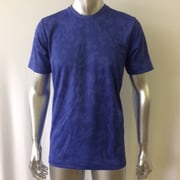 迷彩柄Tシャツ LLサイズ ブルー 100-064