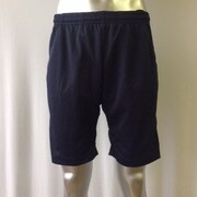 無地サイドメッシュハーフパンツ Lサイズ ネイビー 100-066