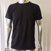 サイドメッシュ切り替えTシャツ Mサイズ 黒 100-590FG