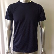 サイドメッシュ切り替えTシャツ LLサイズ ネイビー 100-590FG