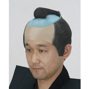 ジョークグッズ ラバーかつら 侍 [パーティーグッズ 被り物]