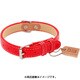 プレーン平首輪 21mm レッド