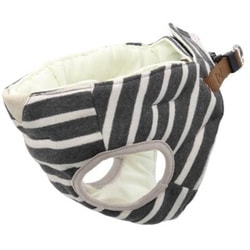 7歳からのやさしいハーネス ボーダー XS グレー