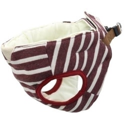 7歳からのやさしいハーネス ボーダー SS レッド