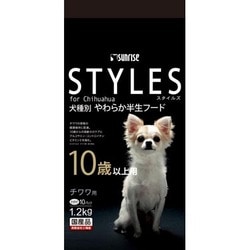 ヨドバシ.com - マルカン サンライズ スタイルズ チワワ用 10歳以上 [犬用 半生 1.2kg 総合栄養食] 通販【全品無料配達】