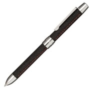 デニム生地巻き複合筆記具 REFINO-d(レフィーノ・ディー) 2色(黒・赤)油性ボールペン 0.7mm+シャープペンシル 0.5mm ブラック 16-0326-220
