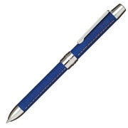 デニム生地巻き複合筆記具 REFINO-d(レフィーノ・ディー) 2色(黒・赤)油性ボールペン 0.7mm+シャープペンシル 0.5mm ブルー 16-0326-240