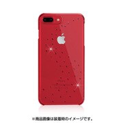 iPhone 7 Plus 対応 Milky Way クリアケース created with Swarovski Crystals レッドブリリアンス