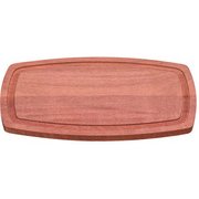 13148/232 [木製 楕円カッティングボード 30cm×17.4cm 溝 ペルシー]
