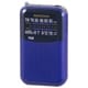 AudioComm AM/FMポケットラジオ ワイドFM対応 ブルー RAD-P125N-A