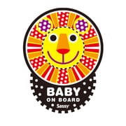 NZSA100703 [ベビーオンボードステッカー ライオン]