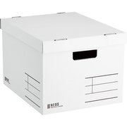 収納ボックス NEOS Lサイズ ホワイト A4-NELB-W