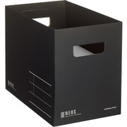 収納ボックス NEOS Mサイズ ブラック A4-NEMB-D