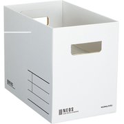 収納ボックス NEOS Mサイズ ホワイト A4-NEMB-W