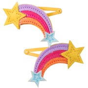 lily&momo ヘアクリップ 2個セット レインボー AKLM00109
