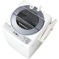 シャープ　ES-GV8B-S 洗濯機　8kg インバーター　風乾燥付 ヨドバシ.com - シャープ SHARP 全自動洗濯機 (8kg) シルバー系