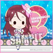 ラブライブ！サンシャイン！！ マイクロファイバーミニタオル Part.3 桜内 梨子 [縦200×横200mm]