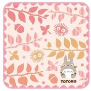 となりのトトロ 小枝の中で ミニタオル ピンク [キャラクターグッズ]