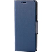 Galaxy S8 ソフトレザーカバー 薄型 磁石付 ネイビー PM-GS8PLFUMNV