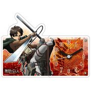 進撃の巨人 アクリルクロック エレン ver.