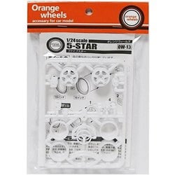 OW-13 [1/24 カーモデルパーツ 5・STAR (ファイブスター) 白・4個 (1台分)]
