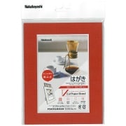 Vカットペーパースタンド 差込式 A6サイズ(はがき) レッド VPS-A6-R