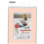 Vカットペーパースタンド 差込式 A6サイズ(はがき) ピンク VPS-A6-P