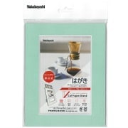 Vカットペーパースタンド 差込式 A6サイズ(はがき) ブルー VPS-A6-B