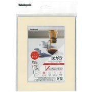 Vカットペーパースタンド 差込式 A6サイズ(はがき) ベージュ VPS-A6-V