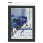 Vカットペーパースタンド 差込式 A4サイズ ブラック VPS-A4-D