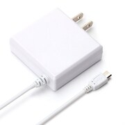 micro USB コネクタ AC 充電器 出力 2A ケーブル長 2m ホワイト PG-MAC20A02WH