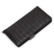 PG-XZPFP02BK [Xperia XZ Premium用 フリップカバー クロコダイル調ブラック]