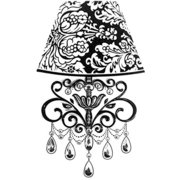 Wall Lamp Sticker - Gothic - (ウォール ランプ ステッカー ゴシック) 04
